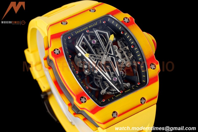 Richard Mille - RM027-03 Tourbillon Rafael Nadal NTPT/RU Skeleton Yellow RMF Tourb