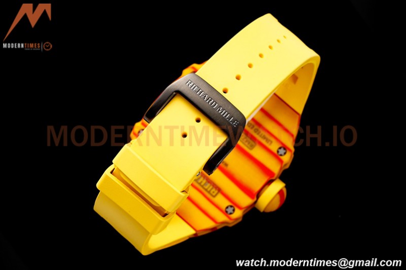 Richard Mille - RM027-03 Tourbillon Rafael Nadal NTPT/RU Skeleton Yellow RMF Tourb