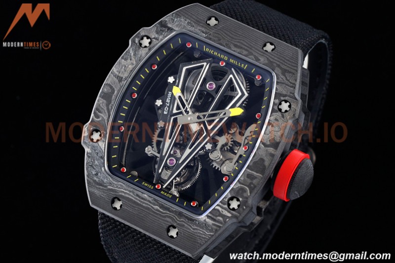 Richard Mille - RM027-03 Tourbillon Rafael Nadal NTPT/NY/Blk Skeleton RMF Tourb