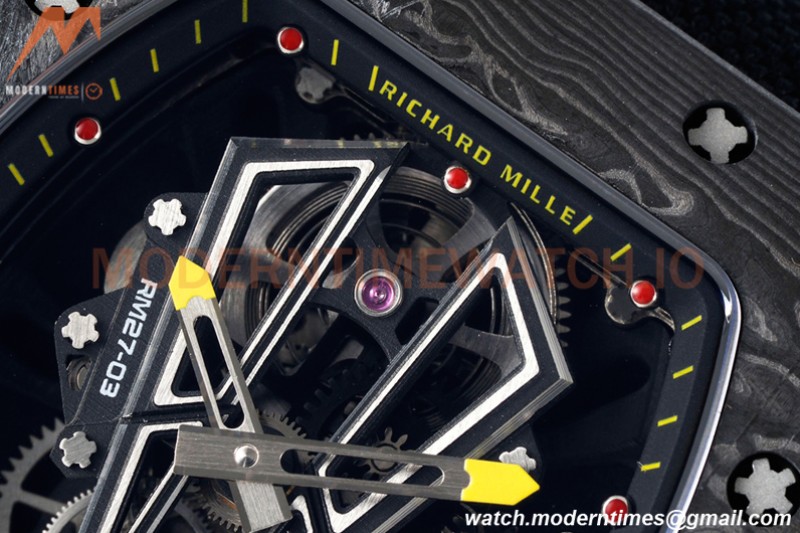 Richard Mille - RM027-03 Tourbillon Rafael Nadal NTPT/NY/Blk Skeleton RMF Tourb