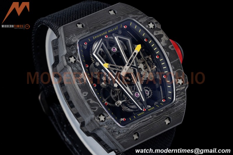 Richard Mille - RM027-03 Tourbillon Rafael Nadal NTPT/NY/Blk Skeleton RMF Tourb