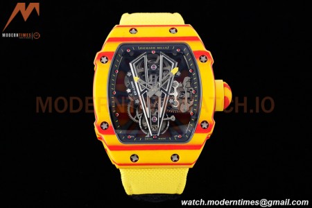 Richard Mille - RM027-03 Tourbillon Rafael Nadal NTPT/NY Skeleton Yellow RMF Tourb
