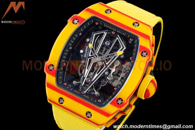 Richard Mille - RM027-03 Tourbillon Rafael Nadal NTPT/NY Skeleton Yellow RMF Tourb