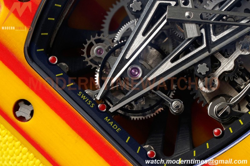 Richard Mille - RM027-03 Tourbillon Rafael Nadal NTPT/NY Skeleton Yellow RMF Tourb