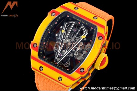 Richard Mille - RM027-03 Tourbillon Rafael Nadal NTPT/NY/Yelw Skeleton Orange RMF Tourb