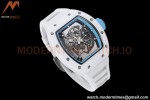 Richard Mille - RM055 Bubba Watson White CER/RU Blue Skeleton BBRF RMUL2