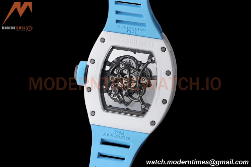 Richard Mille - RM055 Bubba Watson Blue CER/RU Blue Skeleton BBRF RMUL2