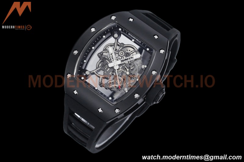 Richard Mille - RM055 Bubba Watson Black CER/RU Black Skeleton BBRF RMUL2