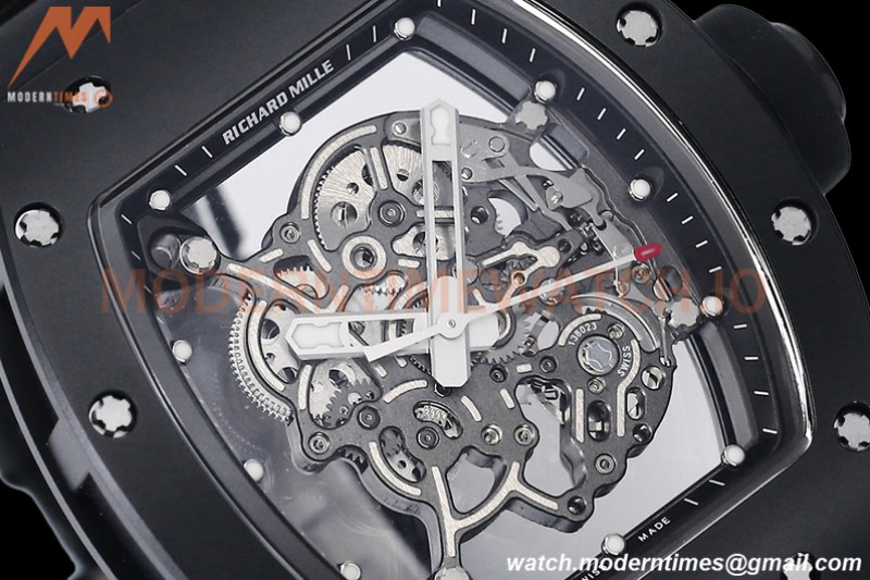 Richard Mille - RM055 Bubba Watson Black CER/RU Black Skeleton BBRF RMUL2