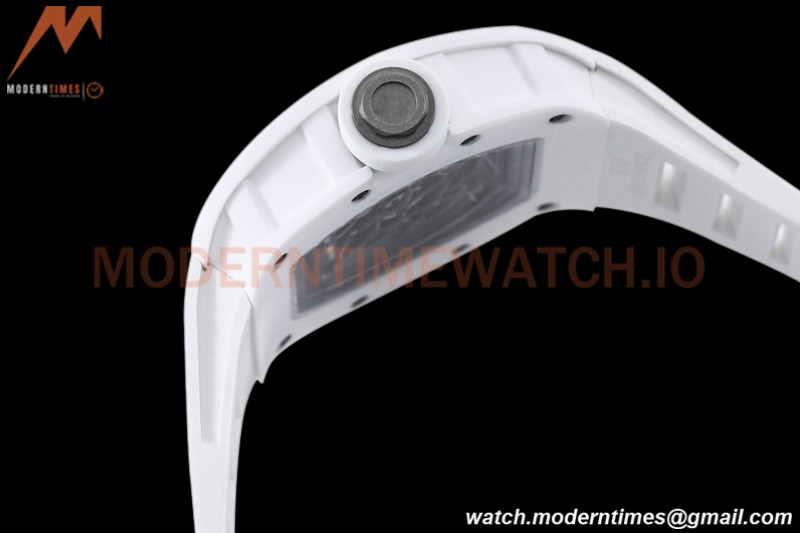 Richard Mille - RM055 Bubba Watson White CER/RU Wht/Blk Skeleton BBRF RMUL2