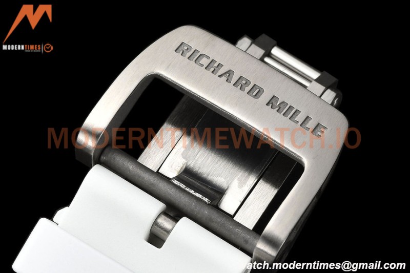 Richard Mille - RM055 Yas Marina Circuit White NTPT/RU Blue Rehaut Skeleton APSF V2 RMUL2