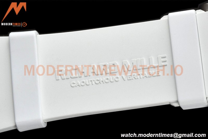 Richard Mille - RM055 Yas Marina Circuit White NTPT/RU Blue Rehaut Skeleton APSF V2 RMUL2
