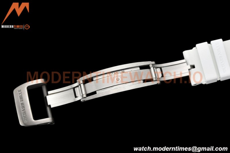 Richard Mille - RM055 Yas Marina Circuit White NTPT/RU Blue Rehaut Skeleton APSF V2 RMUL2