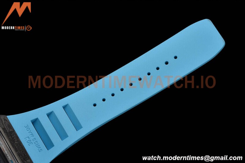 Richard Mille - RM055 Yas Marina Circuit Blue NTPT/RU Blue Rehaut Skeleton APSF V2 RMUL2