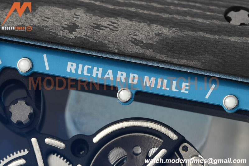 Richard Mille - RM055 Yas Marina Circuit Blue NTPT/RU Blue Rehaut Skeleton APSF V2 RMUL2
