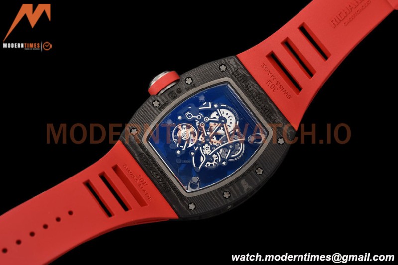 Richard Mille - RM055 Bubba Watson Red NTPT/RU Black Rehaut Skeleton APSF V2 RMUL2