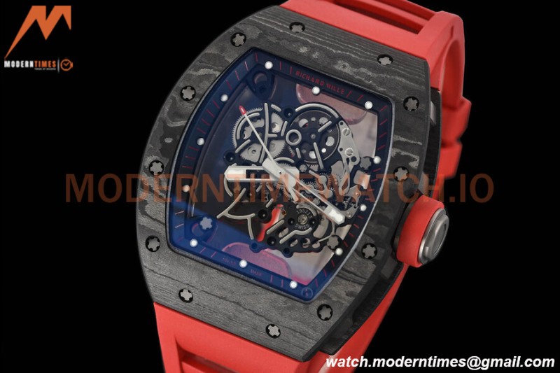 Richard Mille - RM055 Bubba Watson Red NTPT/RU Black Rehaut Skeleton APSF V2 RMUL2