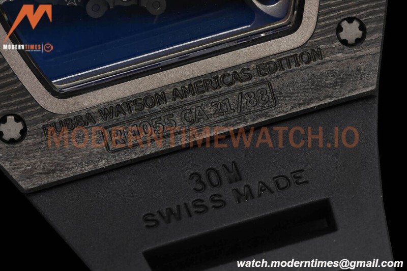 Richard Mille - RM055 Bubba Watson Black NTPT/RU Black Rehaut Skeleton APSF V2 RMUL2