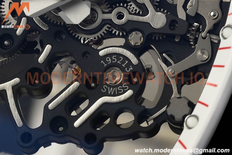 Richard Mille - RM055 Bubba Watson JPN Black NTPT/RU White Rehaut Skeleton APSF V2 RMUL2
