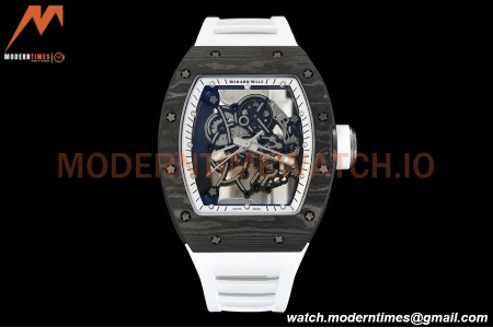 Richard Mille - RM055 Bubba Watson White NTPT/RU White Rehaut Skeleton APSF V2 RMUL2