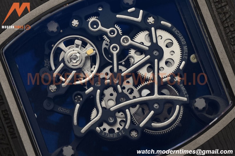 Richard Mille - RM055 Bubba Watson White NTPT/RU White Rehaut Skeleton APSF V2 RMUL2