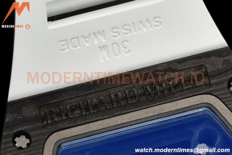 Richard Mille - RM055 Bubba Watson White NTPT/RU Wht/Red Rehaut Skeleton APSF V2 RMUL2