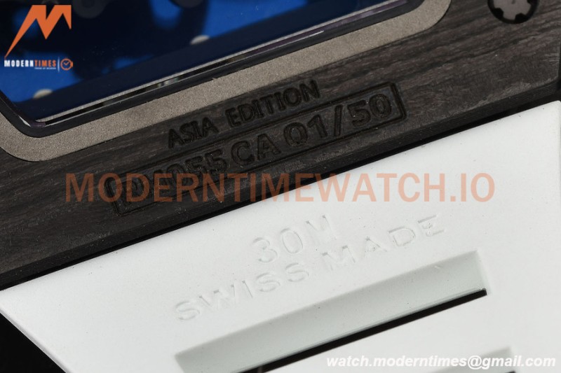 Richard Mille - RM055 Bubba Watson White NTPT/RU Wht/Red Rehaut Skeleton APSF V2 RMUL2