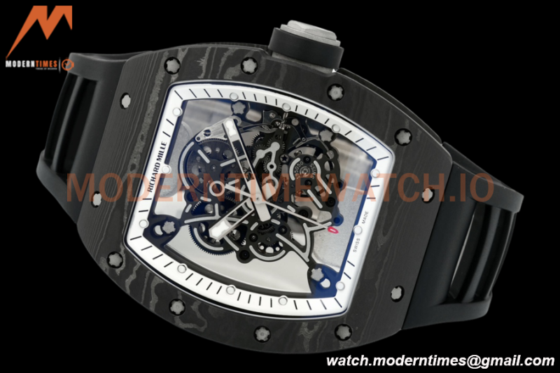 Richard Mille - RM055 Bubba Watson Black NTPT/RU Blk/Wht Rehaut Skeleton ZF RMUL2