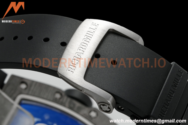 Richard Mille - RM055 Bubba Watson Black NTPT/RU Blk/Wht/Red Rehaut Skeleton ZF RMUL2