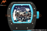 Richard Mille - RM055 Bubba Watson Black NTPT/RU Blk/Blue Rehaut Skeleton ZF RMUL2