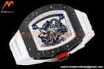 Richard Mille - RM055 Bubba Watson Black NTPT/RU Wht/Red Rehaut Skeleton ZF RMUL2