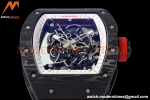 Richard Mille - RM055 Bubba Watson Black NTPT/RU Blk/Red/Wht Rehaut Skeleton ZF RMUL2