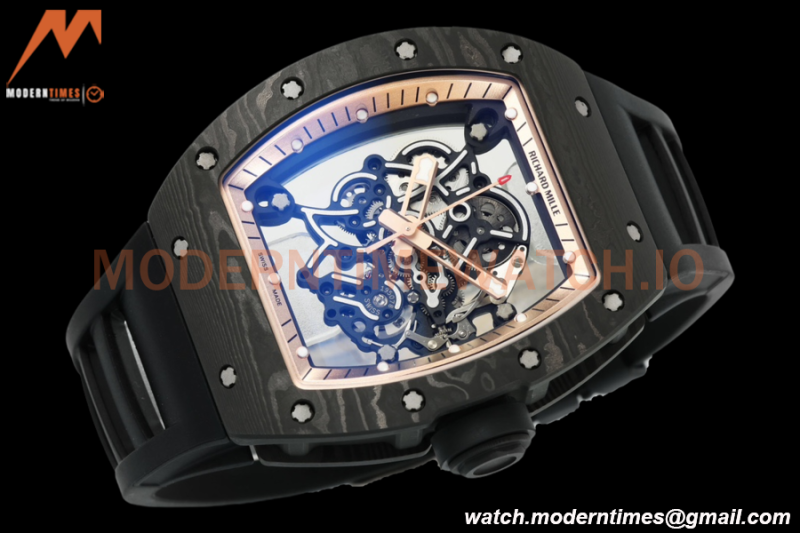 Richard Mille - RM055 Bubba Watson Black NTPT/RU Blk/Bronze Rehaut Skeleton ZF RMUL2