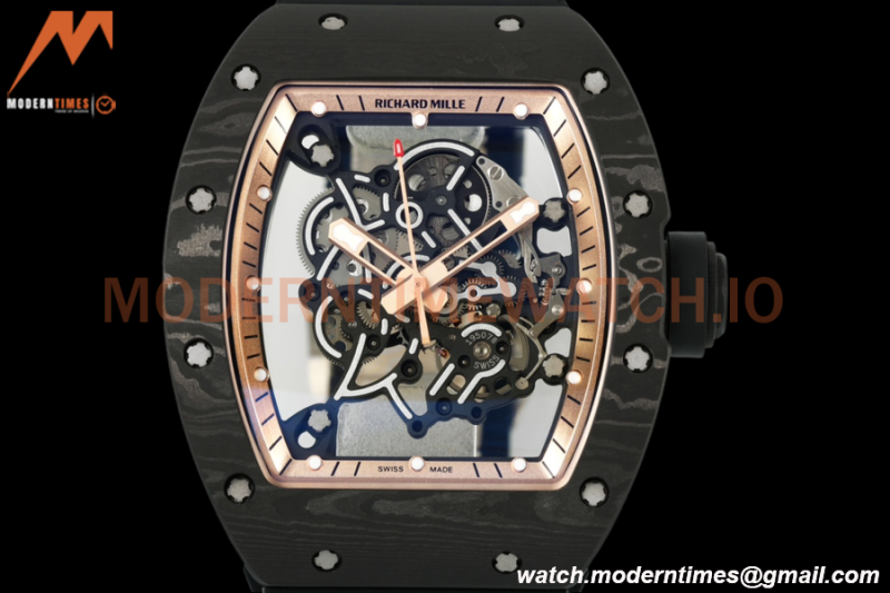 Richard Mille - RM055 Bubba Watson Black NTPT/RU Blk/Bronze Rehaut Skeleton ZF RMUL2