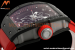 Richard Mille - RM055 Bubba Watson Black NTPT/RU Blk/Red/Blk Rehaut Skeleton ZF RMUL2