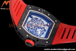 Richard Mille - RM055 Bubba Watson Black NTPT/RU Blk/Red/White Rehaut Skeleton ZF RMUL2