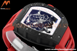 Richard Mille - RM055 Bubba Watson Black NTPT/RU Blk/Red/White Rehaut Skeleton ZF RMUL2