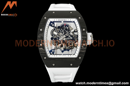 Richard Mille - RM055 Bubba Watson Black NTPT/RU Blk/White Rehaut Skeleton ZF RMUL2