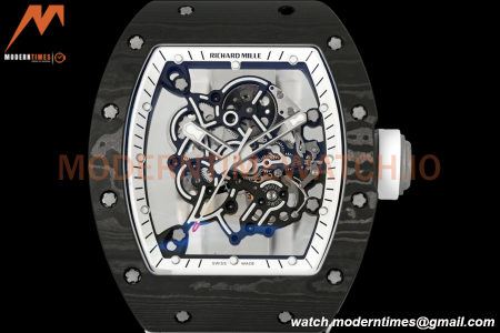 Richard Mille - RM055 Bubba Watson Black NTPT/RU Blk/White Rehaut Skeleton ZF RMUL2