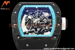 Richard Mille - RM055 Bubba Watson Black NTPT/RU Wht/Blue Rehaut Skeleton ZF RMUL2