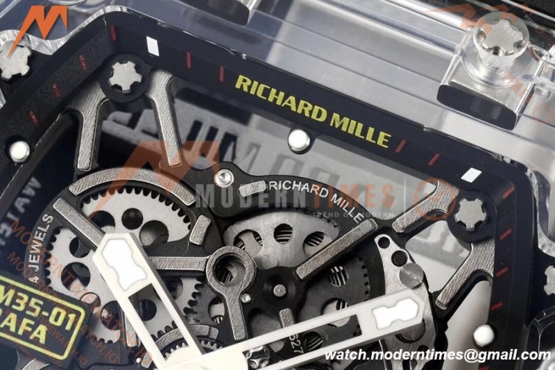 Richard Mille - RM35-01 Rafael Nadal Transparent CRY/RU Blk/Ske Sonic RMUL3