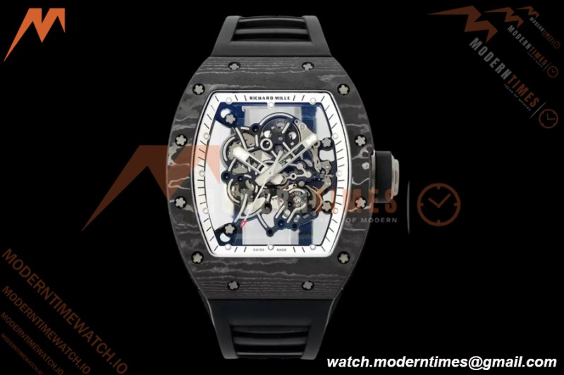 Richard Mille - RM055 Bubba Watson Black NTPT/RU White Rehaut Skeleton APSF V2 RMUL2