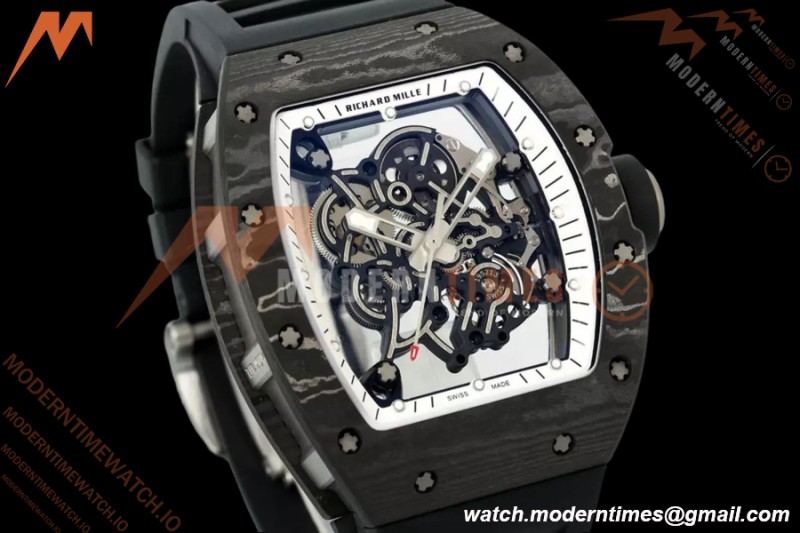 Richard Mille - RM055 Bubba Watson Black NTPT/RU White Rehaut Skeleton APSF V2 RMUL2