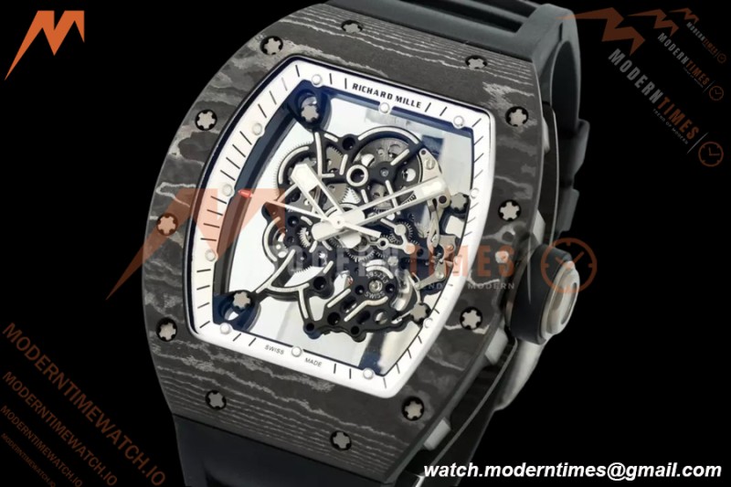 Richard Mille - RM055 Bubba Watson Black NTPT/RU White Rehaut Skeleton APSF V2 RMUL2