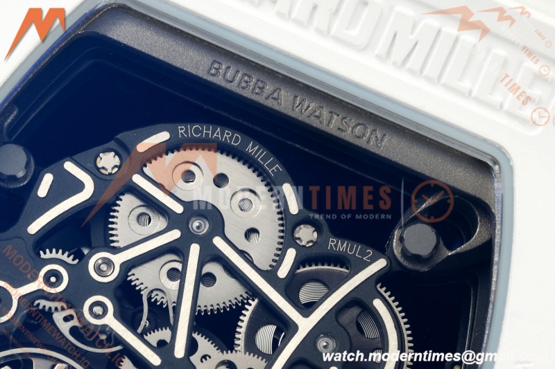 Richard Mille - RM055 Bubba Watson White Ceramic Wht/RU Skeleton ZF RMUL2 | 리차드 밀 - RM055 버바 왓슨 화이트 세라믹 화이트/RU 스켈레톤 ZF RMUL2