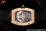 Richard Mille - RM07-01 Ladies Rose Gold Diamond BLK/RU Black Lips ZF Asian CRMA2