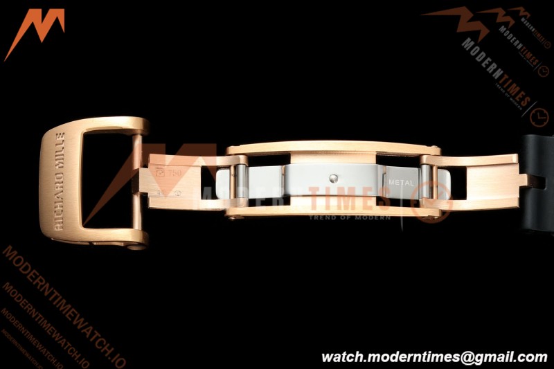 Richard Mille - RM07-01 Ladies Rose Gold Diamond BLK/RU Black Lips ZF Asian CRMA2