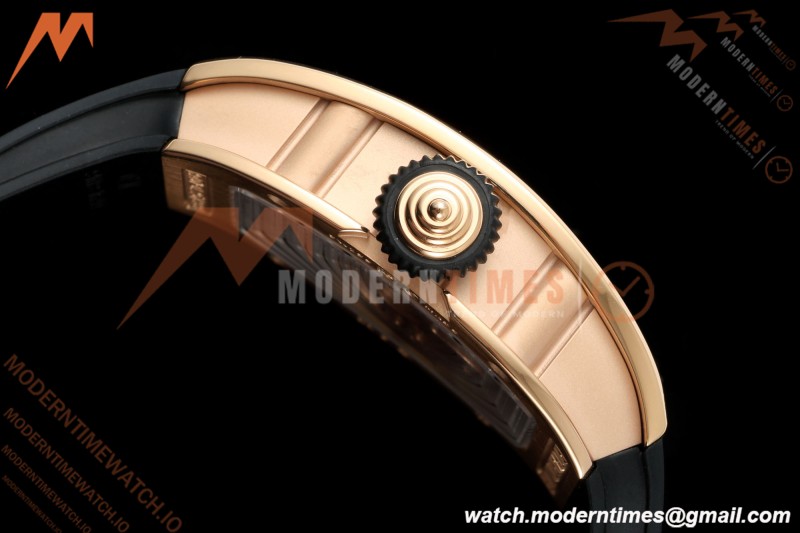 Richard Mille - RM07-01 Ladies Rose Gold Diamond BLK/RU Black Lips ZF Asian CRMA2