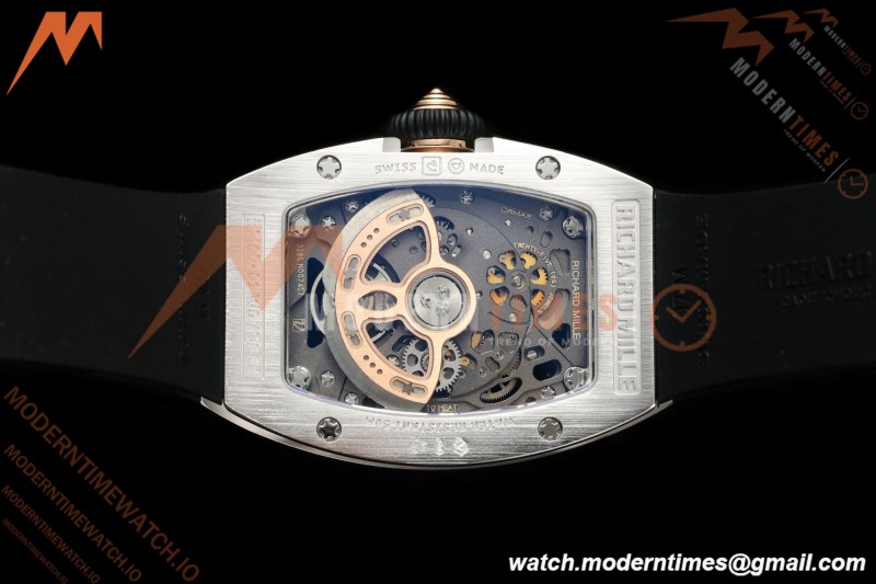 Richard Mille - RM07-01 Ladies Stainless Steel Diamond BLK/RU Black Lips ZF Asian CRMA2
