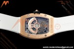 Richard Mille - RM07-01 Damen Roségold Diamant WHT/RU Rote Lippen ZF Asiatisch CRMA2 | 리차드 밀 - RM07-01 레이디스 로즈 골드 다이아몬드 화이트/러시안블루 레드 립스 ZF 아시안 CRMA2